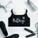 Black Bulldogs Sports Bra